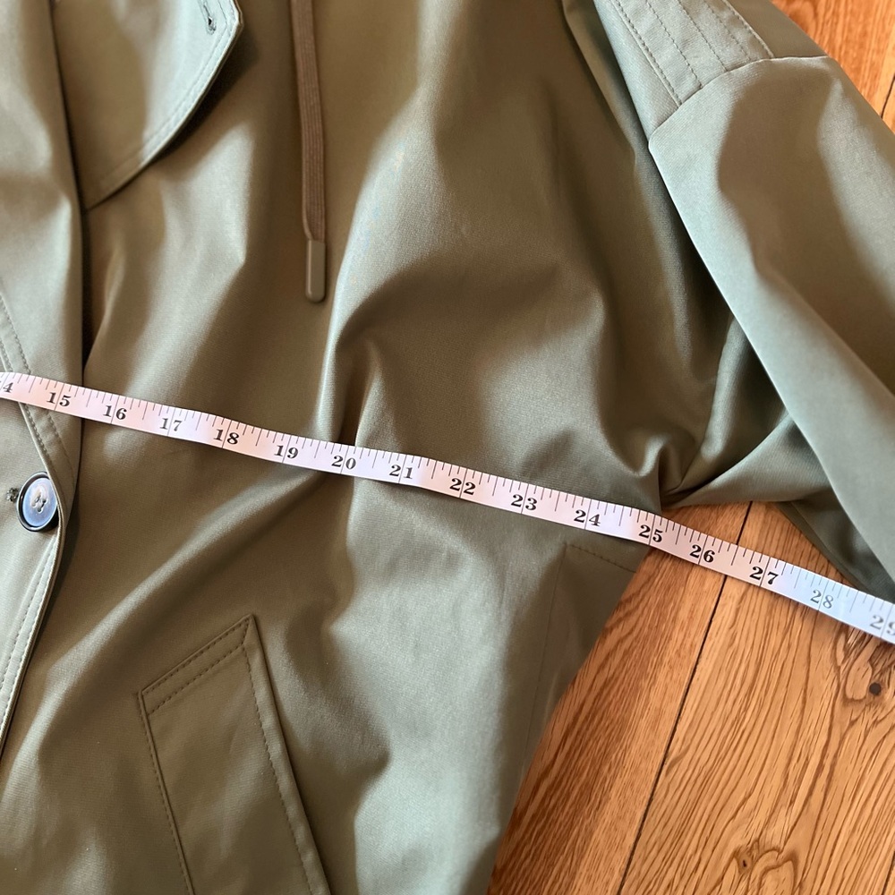 Bernardo Olive Green Trench Coat - Picture 6 of 7
